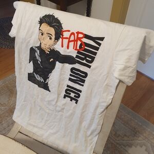 White Yuri on Ice Graphic T-Shirt